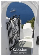 Cover-Bild zum Titel 'Kykladen, Perlen der Ägäis (Wandkalender 2026 DIN A3 hoch), CALVENDO Monatskalender' von ''