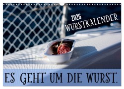 Cover-Bild zum Titel 'Wurstkalender. Es geht um die Wurst. (Wandkalender 2026 DIN A3 quer), CALVENDO Monatskalender' von 'Mettfluencer Mettfluencer'