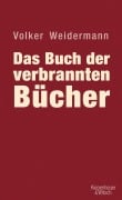 Cover-Bild zum Titel 'Das Buch der verbrannten Bücher' von 'Volker Weidermann'