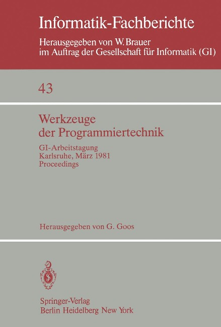 Werkzeuge der Programmiertechnik - 