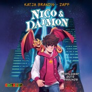 Cover-Bild zum Titel 'Nico & Daimon: Verflammt gute Freunde' von 'Katja Brandis'
