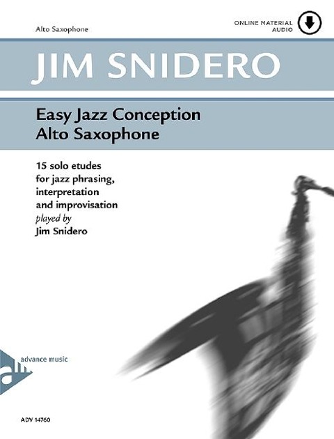 Easy Jazz Conception Alto Saxophone - Jim Snidero