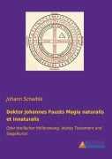 Cover-Bild zum Titel 'Doktor Johannes Fausts Magia naturalis et innaturalis' von ''