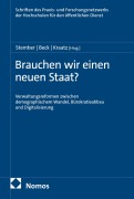 Cover-Bild zum Titel 'Brauchen wir einen neuen Staat?' von ''