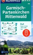 KOMPASS Wanderkarte 790 Garmisch-Partenkirchen, Mittenwald 1:35.000 - 