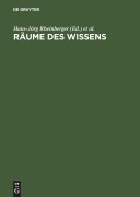 Cover-Bild zum Titel 'Räume des Wissens' von ''