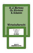 Cover-Bild zum Titel 'Wirtschaftsrecht' von 'Hans-Joachim Mertens'