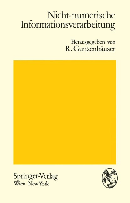 Nicht-numerische Informationsverarbeitung - 