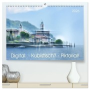 Cover-Bild zum Titel 'Digital - Kubistisch - Piktorial (hochwertiger Premium Wandkalender 2026 DIN A2 quer), Kunstdruck in Hochglanz' von 'Klaus Rohwer'