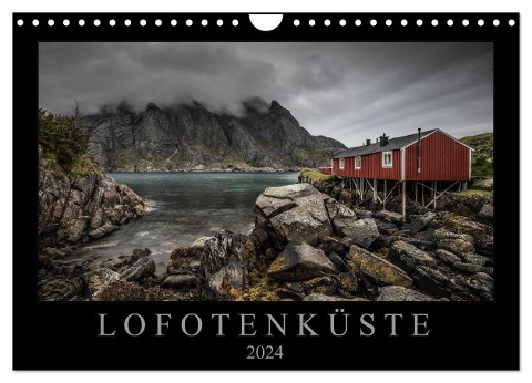 Lofotenküste (Wandkalender 2024 DIN A4 quer), CALVENDO Monatskalender - Sebastian Worm