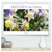 Akeleien im Garten (hochwertiger Premium Wandkalender 2026 DIN A2 quer), Kunstdruck in Hochglanz - Gisela Kruse