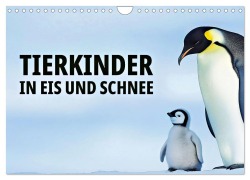 Cover-Bild zum Titel 'Tierkinder in Eis und Schnee (Wandkalender 2026 DIN A4 quer), CALVENDO Monatskalender' von 'Susan Michel'