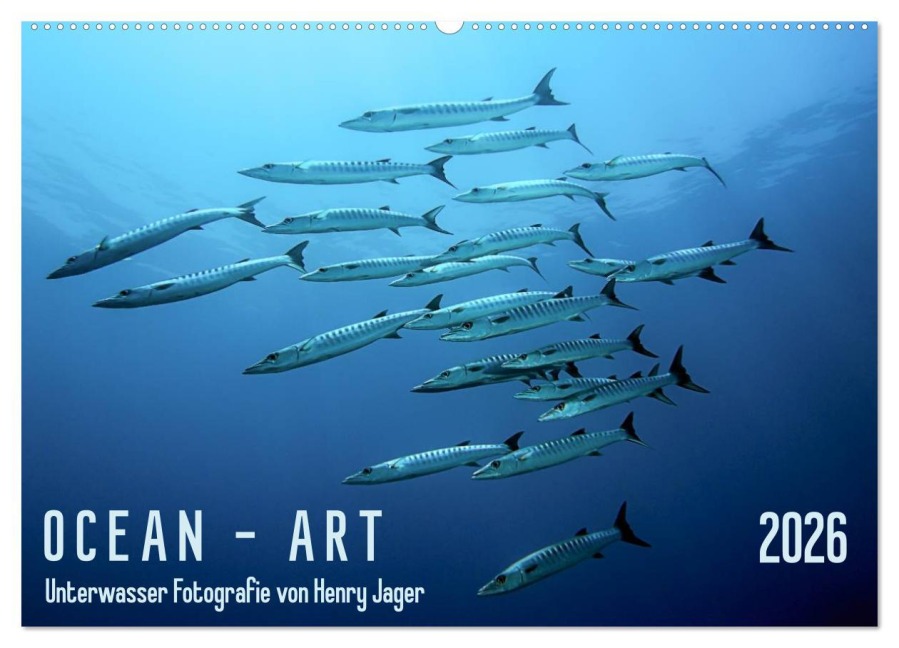Ocean-Art / CH-Version (Wandkalender 2026 DIN A2 quer), CALVENDO Monatskalender - Henry Jager