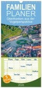 Cover-Bild zum Titel 'Familienplaner 2026 - Oberfranken aus der Vogelperspektive mit 5 Spalten (Wandkalender, 21 x 45 cm) CALVENDO' von 'Egid Orth'