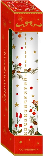 Adventskalender-Kerze - O du schöner Advent! - 