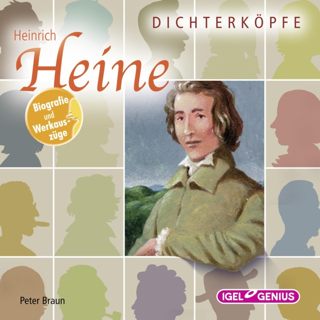 Dichterköpfe. Heinrich Heine - Peter Braun