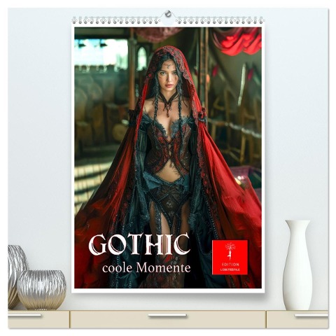 Gothic coole Momente (hochwertiger Premium Wandkalender 2025 DIN A2 hoch), Kunstdruck in Hochglanz - Peter Roder