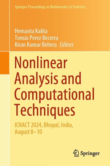 Nonlinear Analysis and Computational Techniques - 