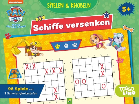 PAW Patrol Schiffe versenken | Spieleblock - Schwager & Steinlein Verlag