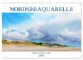 Nordseeaquarelle (Wandkalender 2024 DIN A3 quer), CALVENDO Monatskalender - Wiebke Meier