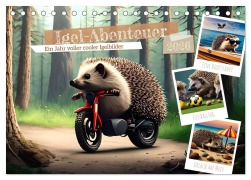 Igel-Abenteuer (Tischkalender 2026 DIN A5 quer), CALVENDO Monatskalender - Ursula Di Chito