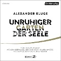 Cover-Bild zum Titel 'Unruhiger Garten der Seele' von 'Alexander Kluge, Mapstation, Dan Reeder'