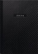 Cover-Bild zum Titel 'rido/idé 7021034806 | Buchkalender Mod. futura 2 2026 "Carbon" | A5, Kunstleder' von ''