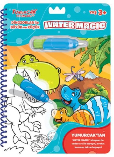 Yeni Water Magic - Dinozorlar Ile Büyük ve Kücük 3 Yas - Kolektif