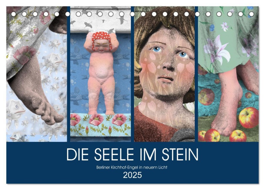 DIE SEELE IM STEIN (Tischkalender 2025 DIN A5 quer), CALVENDO Monatskalender - Kathrin Schwertner