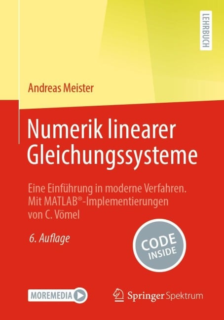 Numerik linearer Gleichungssysteme - Andreas Meister