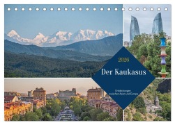 Cover-Bild zum Titel 'Der Kaukasus - Entdeckungen zwischen Asien und Europa (Tischkalender 2026 DIN A5 quer), CALVENDO Monatskalender' von 'Thomas Leonhardy'