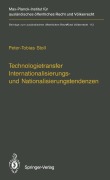 Cover-Bild zum Titel 'Technologietransfer Internationalisierungs- und Nationalisierungstendenzen' von 'Peter-Tobias Stoll'
