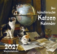 Cover-Bild zum Titel 'Der künstlerische Katzenkalender (2027)' von ''