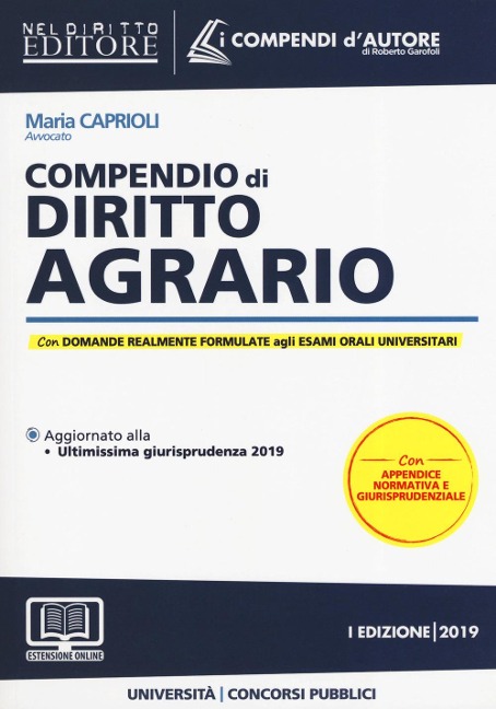 Compendio di diritto agrario - Maria Caprioli