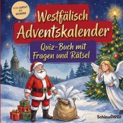 Cover-Bild zum Titel 'Westfälisch-Adventskalender: Quiz-Buch mit Fragen und Rätsel' von 'Schlauvento Interactive'
