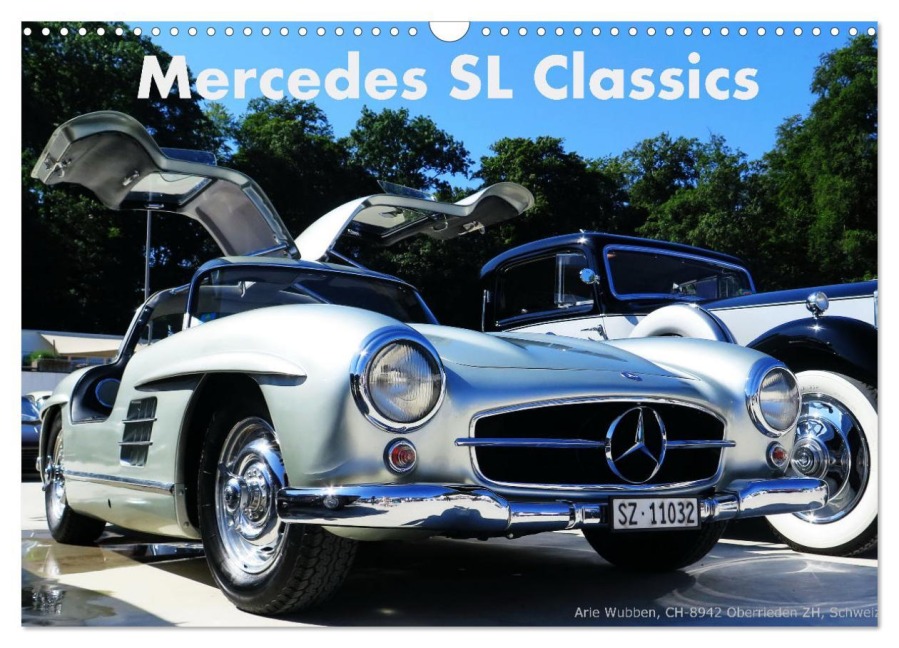 Mercedes SL Classics (Wandkalender 2025 DIN A3 quer), CALVENDO Monatskalender - Arie Wubben