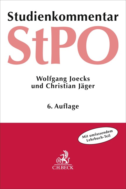 Strafprozessordnung - Wolfgang Joecks, Christian Jäger
