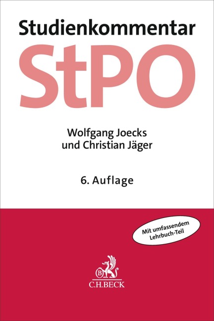 Strafprozessordnung. StPO - Wolfgang Joecks, Christian Jäger
