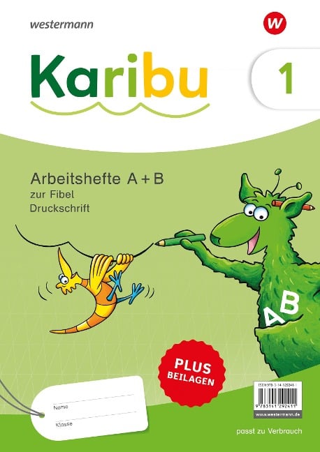 Karibu. Paket Arbeitshefte 1 (Teil A und B) Druckschrift zur Fibel Verbrauch - 