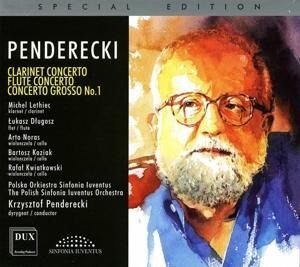 Klarinettenkonzert/Flötenkonzert/Concerto grosso N - Lethiec/Dlugosz/Noras/Penderecki/Polish Sinfonia