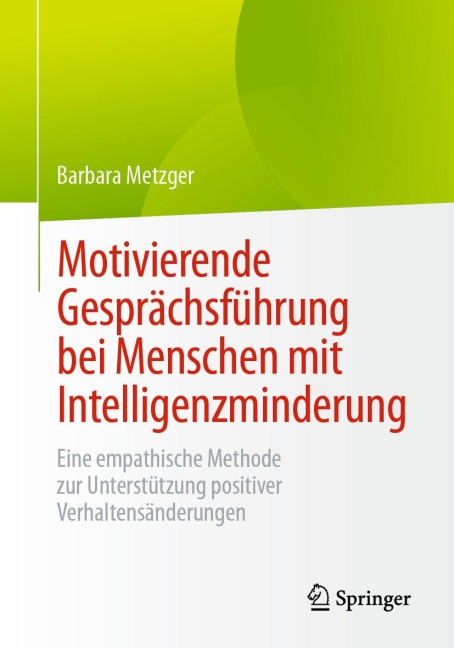 Motivierende Gesprächsführung bei Menschen mit Intelligenzminderung - Barbara Metzger