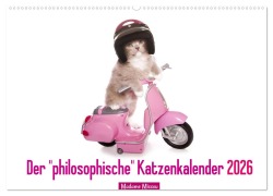 Der "philosophische" Katzenkalender 2026 (Wandkalender 2026 DIN A2 quer), CALVENDO Monatskalender - Madame Missou
