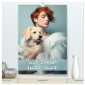 Sanfte Menschen mit ihren Hunden (hochwertiger Premium Wandkalender 2024 DIN A2 hoch), Kunstdruck in Hochglanz - Liselotte Brunner-Klaus
