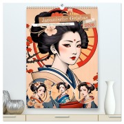 Cover-Bild zum Titel 'Japanische Geishas (hochwertiger Premium Wandkalender 2026 DIN A2 hoch), Kunstdruck in Hochglanz' von 'Steffani Lehmann'