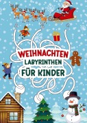 Cover-Bild zum Titel 'Labyrinthen für Kinder - Weihnachten!' von 'Buch & Buch'