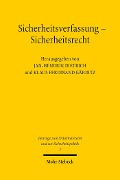 Cover-Bild zum Titel 'Sicherheitsverfassung - Sicherheitsrecht' von ''