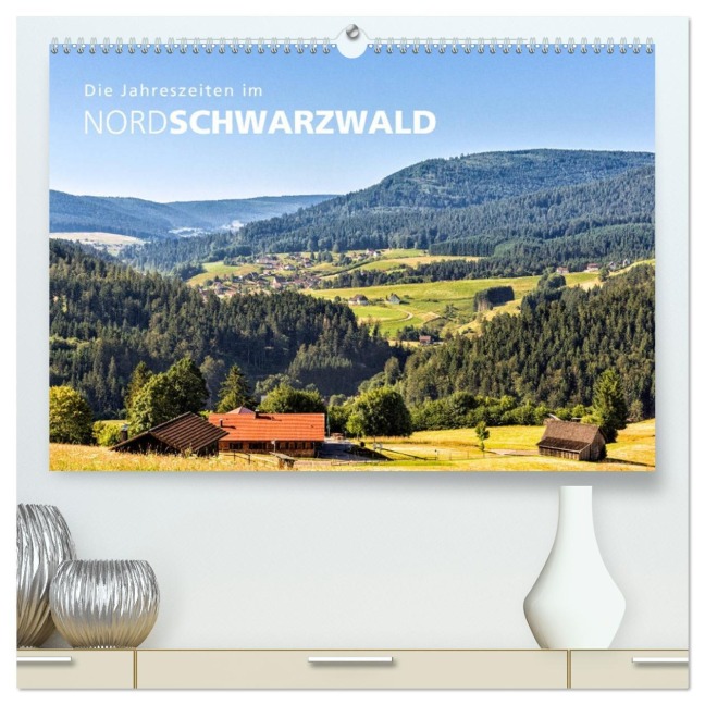 Die Jahreszeiten im Nordschwarzwald (hochwertiger Premium Wandkalender 2026 DIN A2 quer), Kunstdruck in Hochglanz - Heike Butschkus