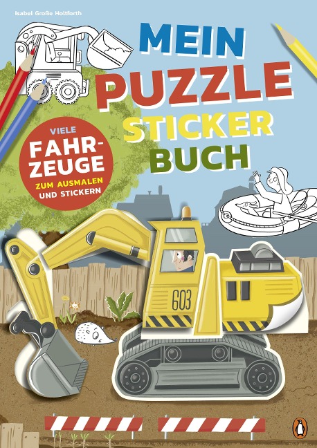 Mein bunter Puzzle-Sticker-Spaß - Fahrzeuge - Isabel Große Holtforth