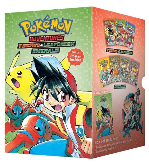 Pokémon Adventures Firered & Leafgreen / Emerald Box Set - Hidenori Kusaka