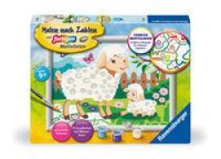 Cover-Bild zum Titel 'CreArt, Malen nach Zahlen Kinder - Schaf mit Lämmchen' von ''